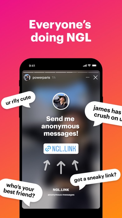 Screenshot 1 of NGL - anonymous q&a App