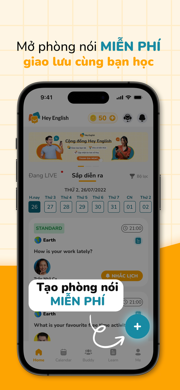 Hey English Hãy nói tiếng Anh