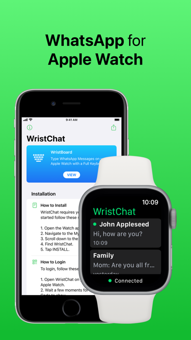 WristChat - App for WhatsApp iphone ekran görüntüleri