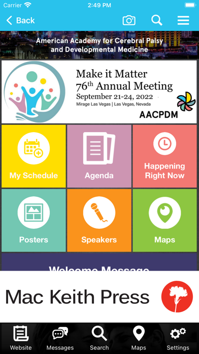 AACPDM Events screenshot 3