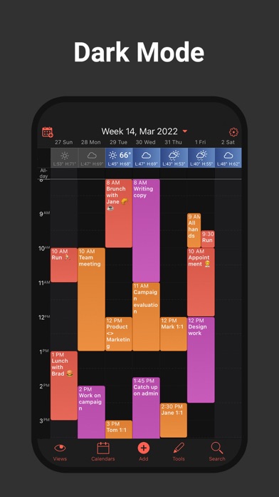 Week Calendar - مخطط ذكيلقطة شاشة10
