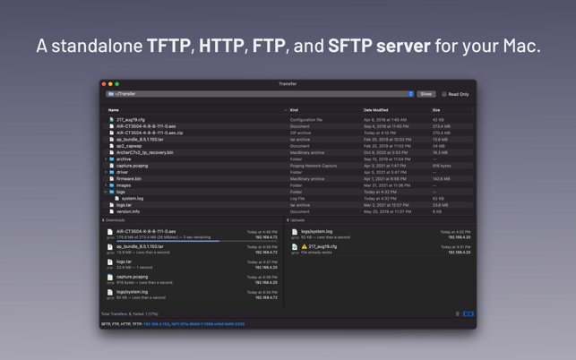 ‎Transfer: File Server Screenshot