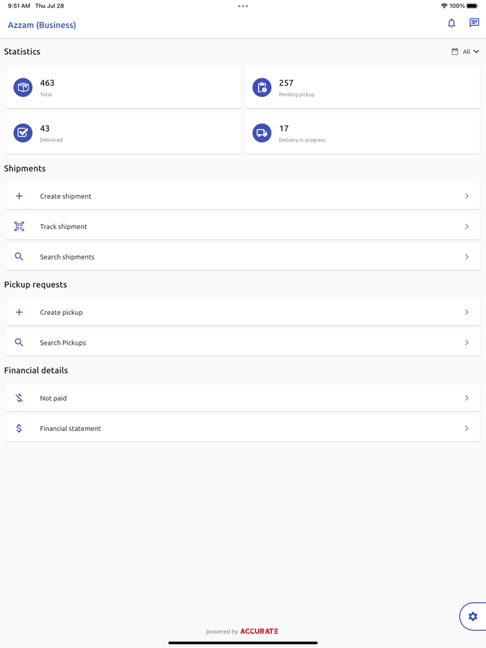 Azzam Shipping Business