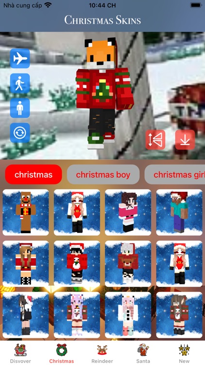 CHRISTMAS SKINS FOR MINECRAFT