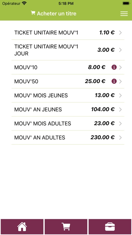 M-Ticket Mouvéo Epernay