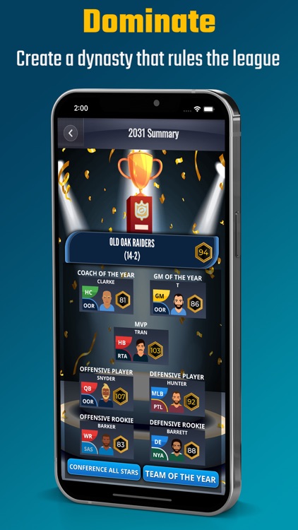 Ultimate Pro Football GM screenshot-4