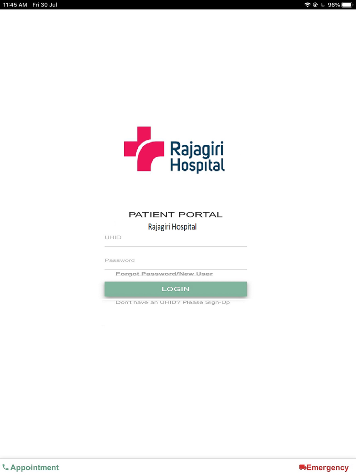 Patient Portal Rajagiri