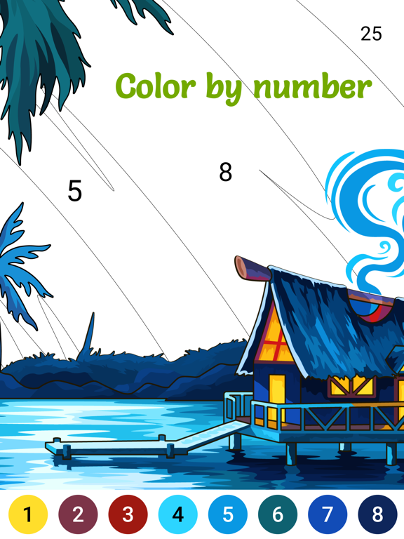 Happy Canvas: Color by Number screenshot 4