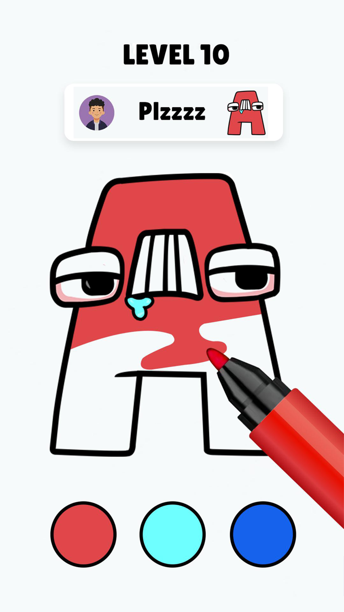 Alphabet Lore Coloring Merge