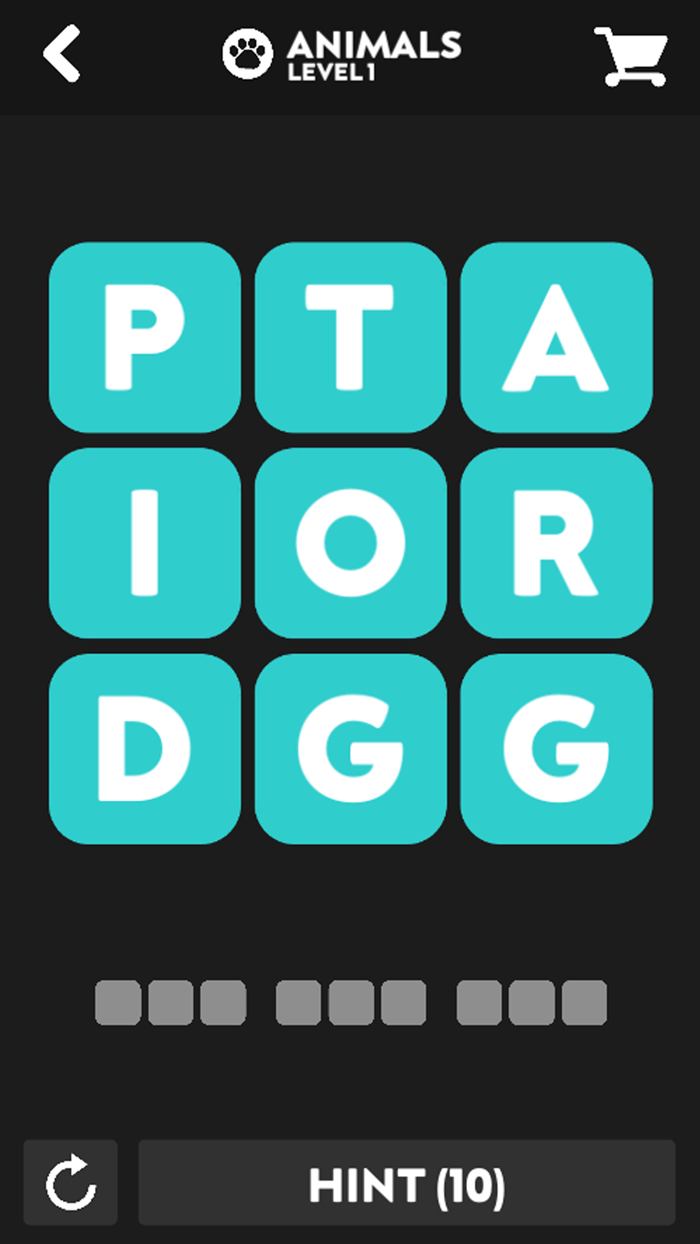 WORD LINES - Hidden Words Game