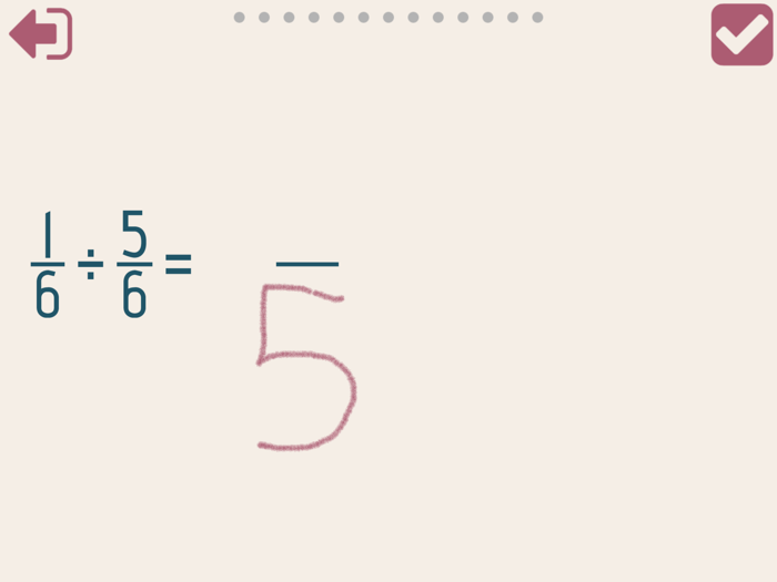 Math Shot Dividing Fractions