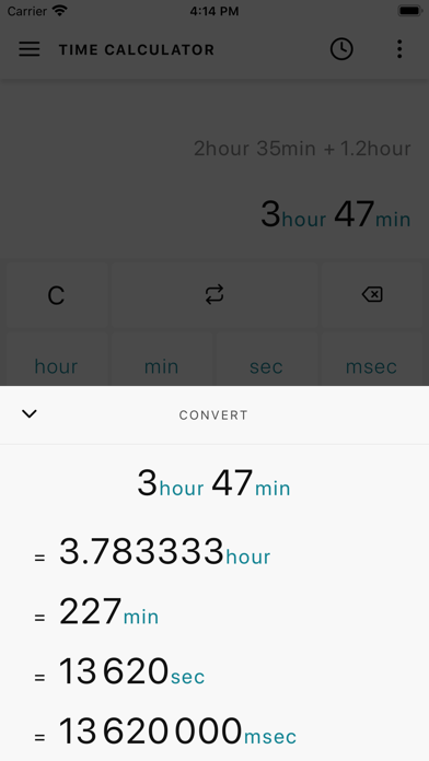 Time Calculator. screenshot 3