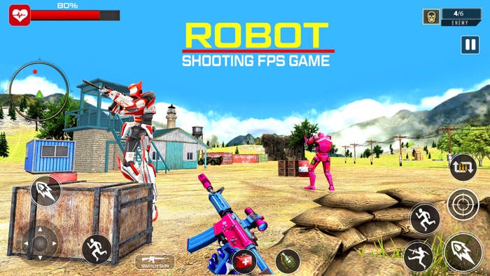 Robot Shooting FPS Game