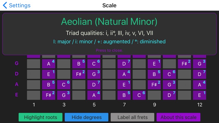 Guitar Scale Finder screenshot-3