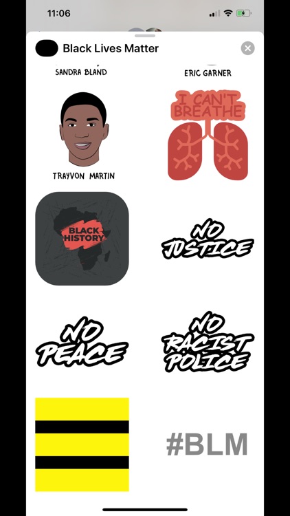 Black Lives Matter Emoji Pack