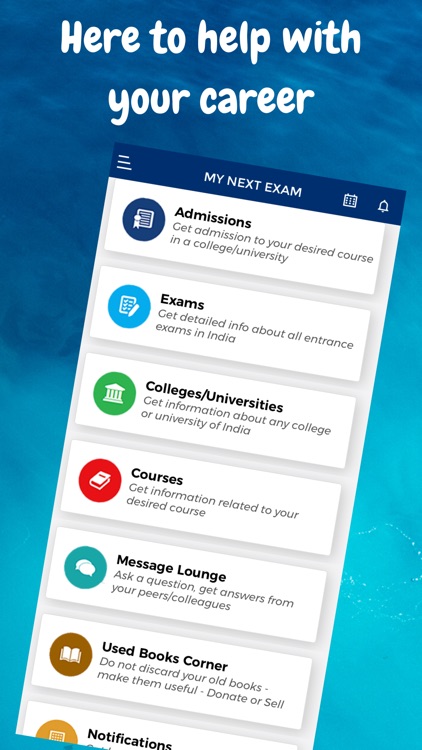 MyNextExam: The Admission App