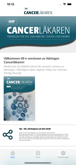 Tidningen Cancerläkaren