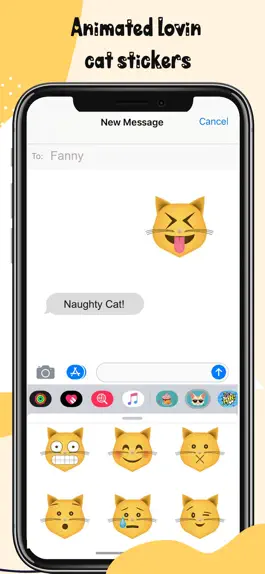 Game screenshot Animated Loving Cat Stickers hack