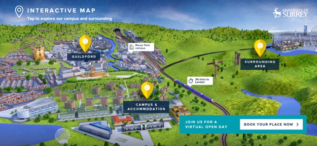 Uni Surrey Virtual Tour