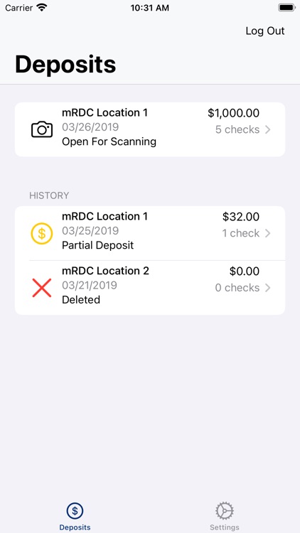 Central Remote Deposit Capture