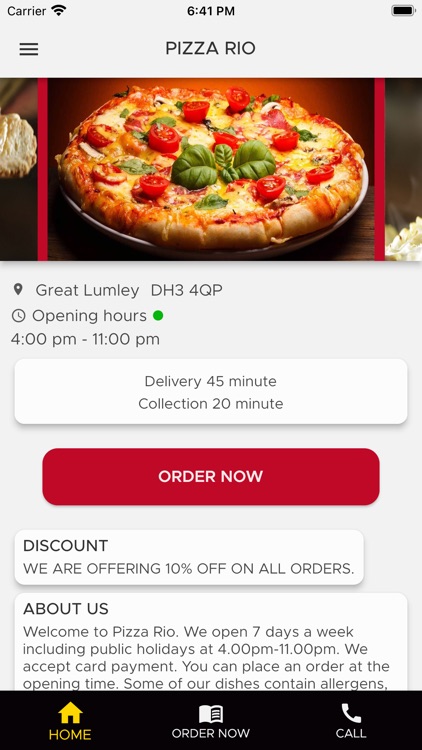 Pizza Rio Great Lumley screenshot-3