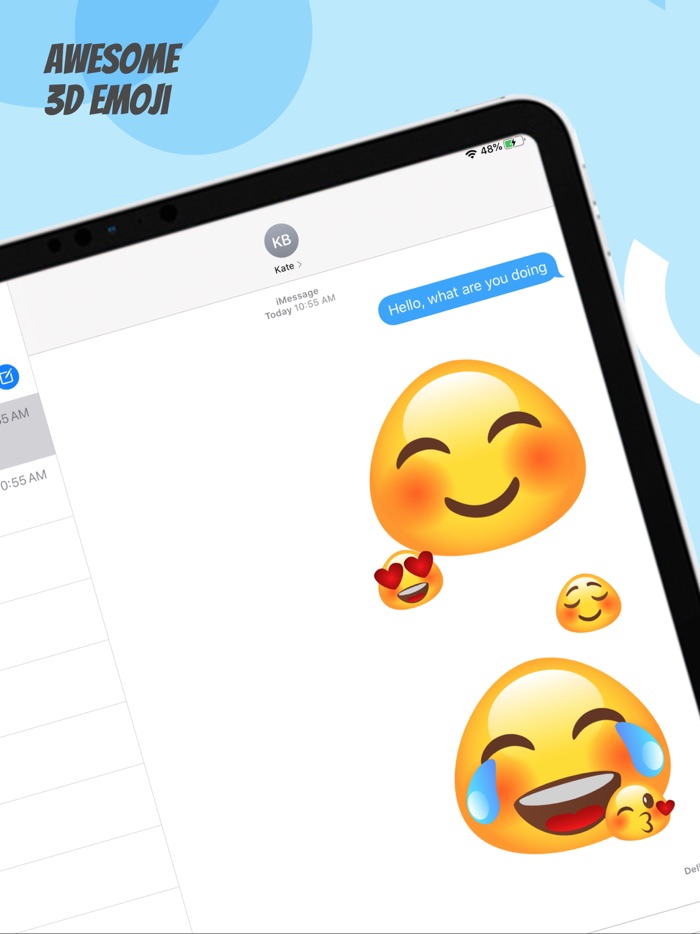 3D Emoji Stickers App