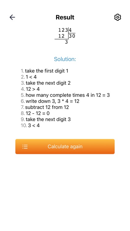 Column division method