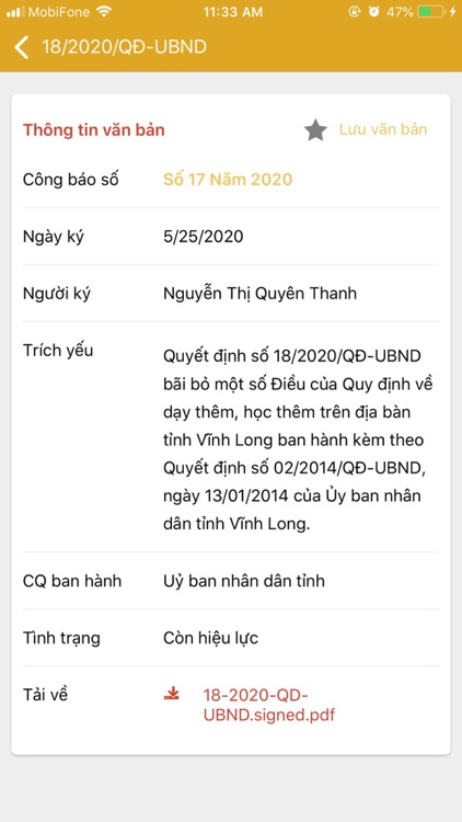 Công Báo Vĩnh Long screenshot-5