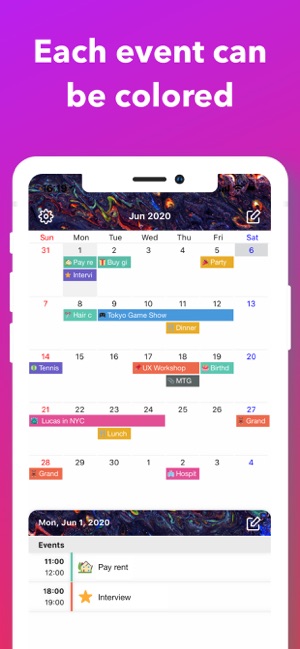 Sticker Calendar: Time Planner(圖3)-速報App