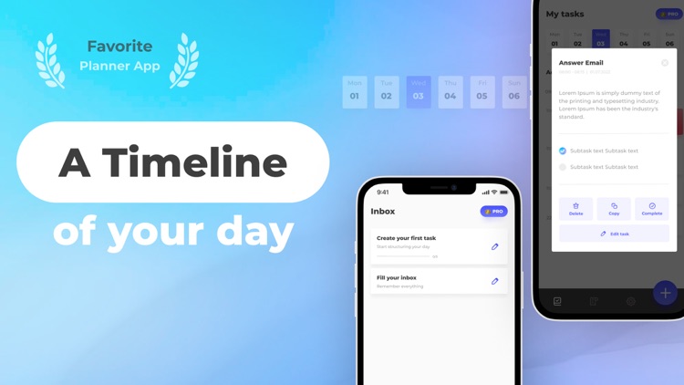 Schedule planner • Day planner