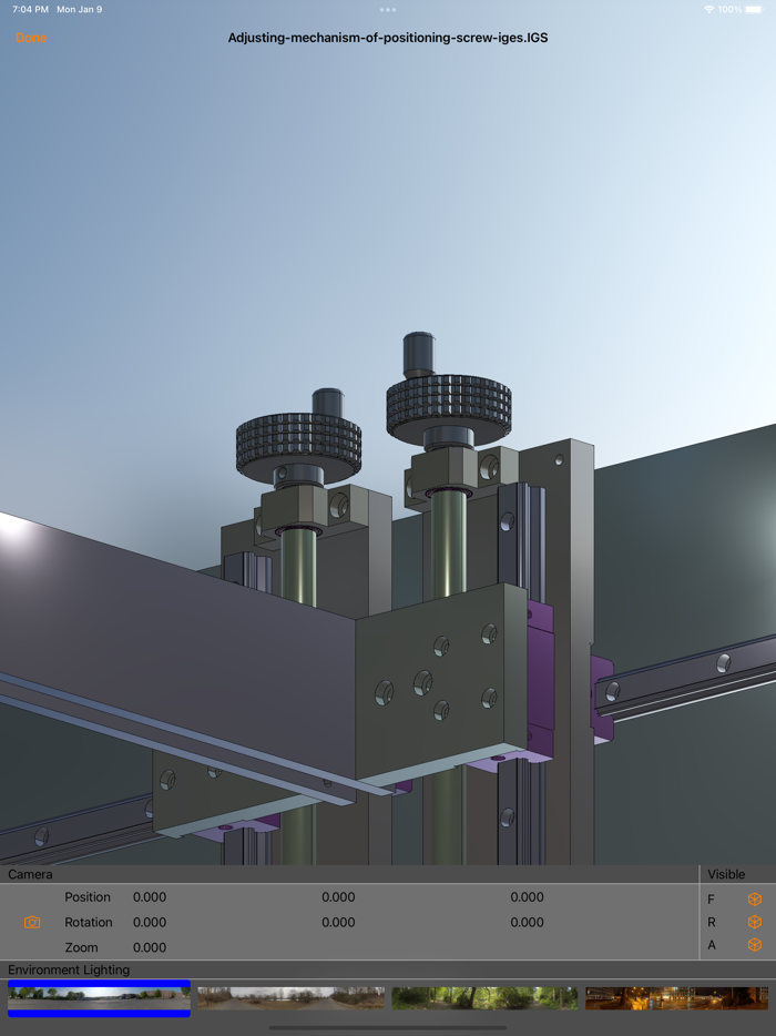 IGES Browser with Vulkan