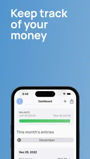 finanza: expense tracker iphone screenshot 1