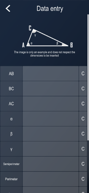 Solve triangles