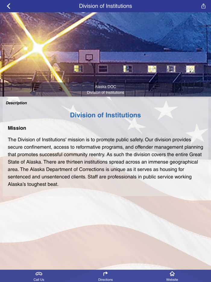 Division of Institutions