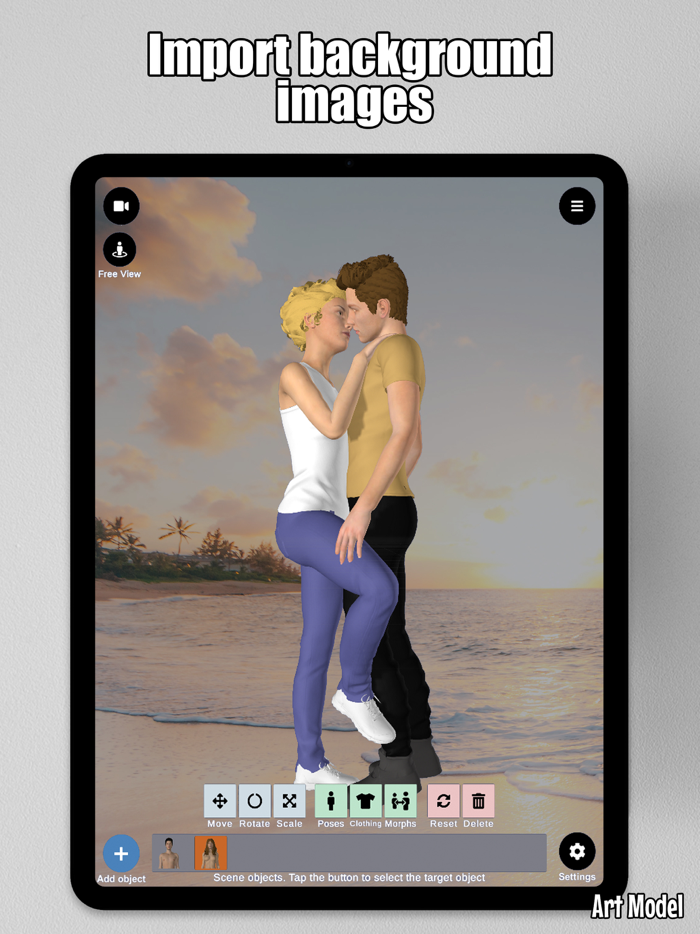 Art Model - Pose  morph tool