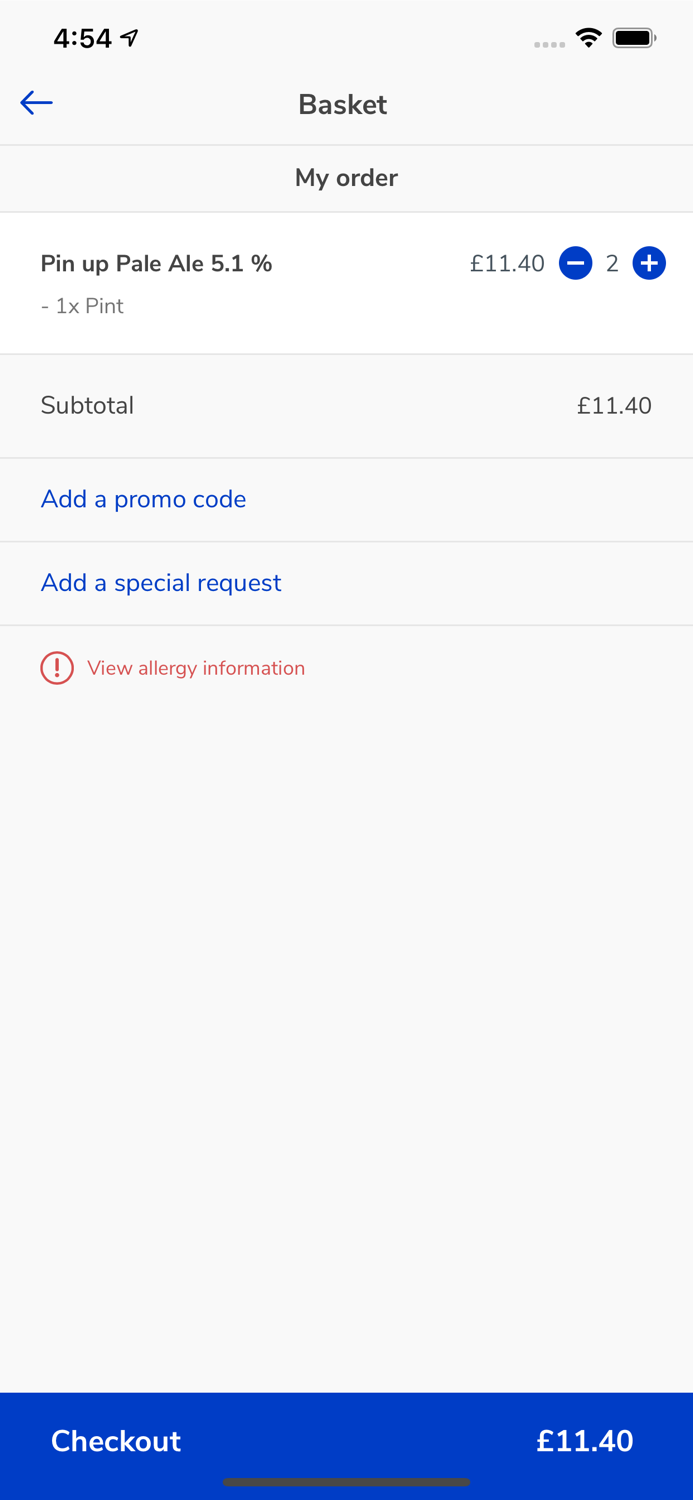 Ally Pally Food and Drink