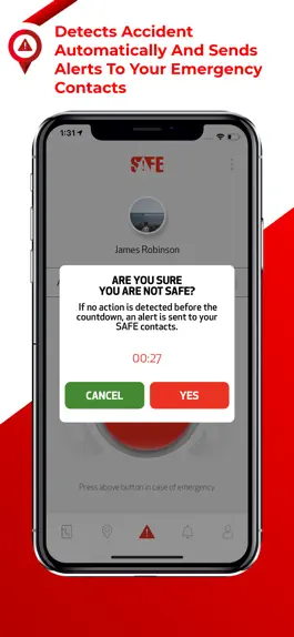 Game screenshot Safe - Personal Safety Alert apk