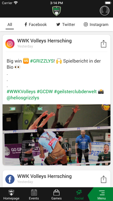 WWK Volleys Herrsching screenshot 3