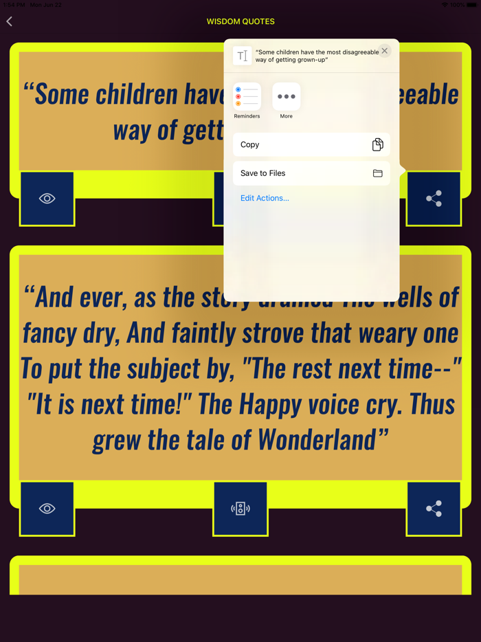 Lewis Carroll Wisdom