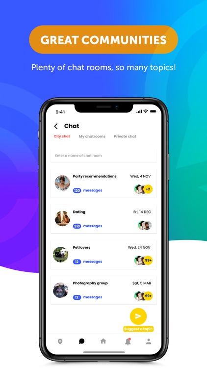 CITYchat - City based network screenshot-4