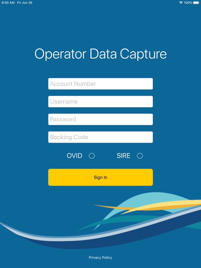 OCIMF Operator Data Capture