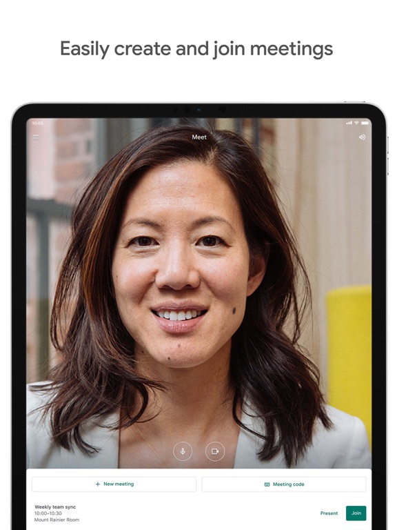 iPad Image of Google Meet