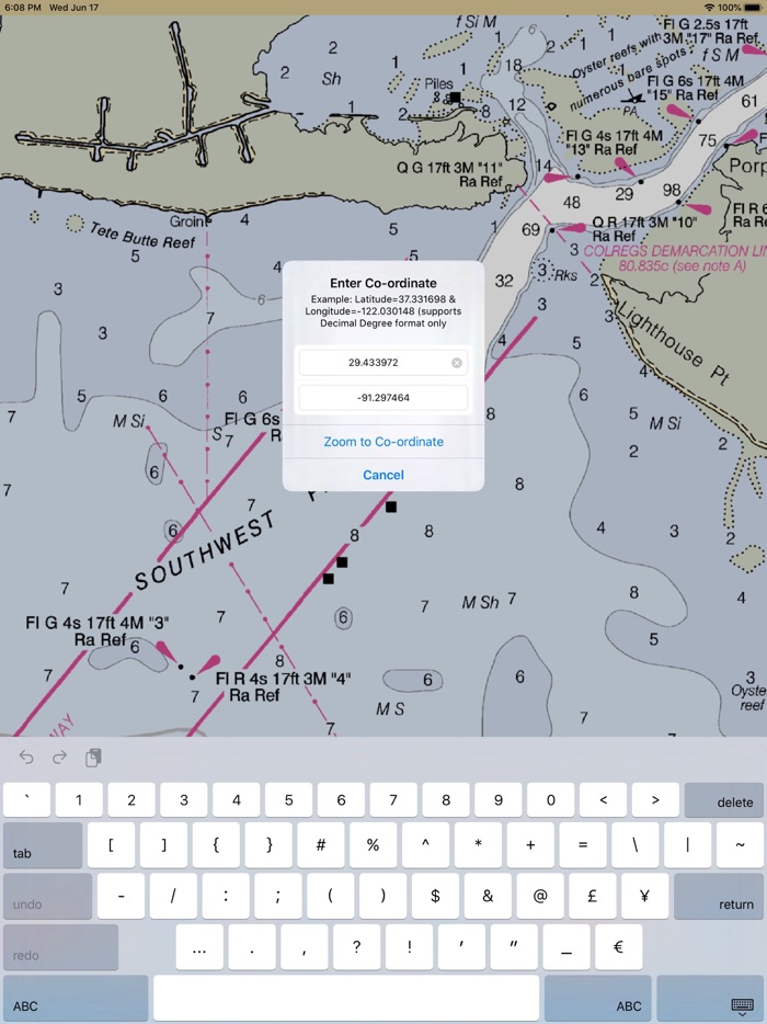 Louisiana - Marine Charts boat
