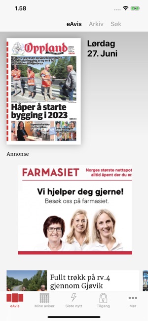 Oppland Arbeiderblad eAvis