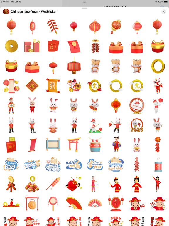Chinese New Year - WASticker Ipad images