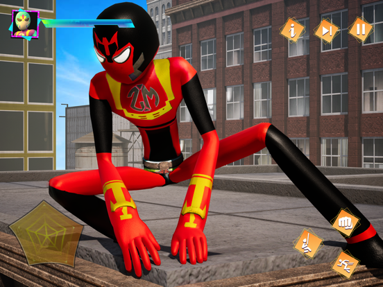 Flying Superhero Crime City 3D screenshot 2