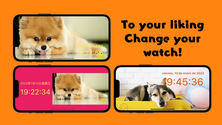 Dog Clock app.digital cute screenshot-6