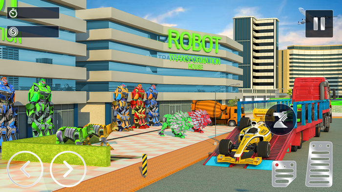 转变 机器人 运输 卡车