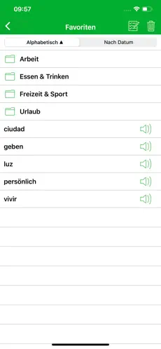 Screenshot 5 Diccionario Alemán - Español iphone