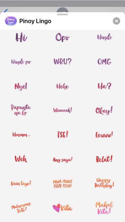 Pinoy Lingo for iMessage screenshot-4